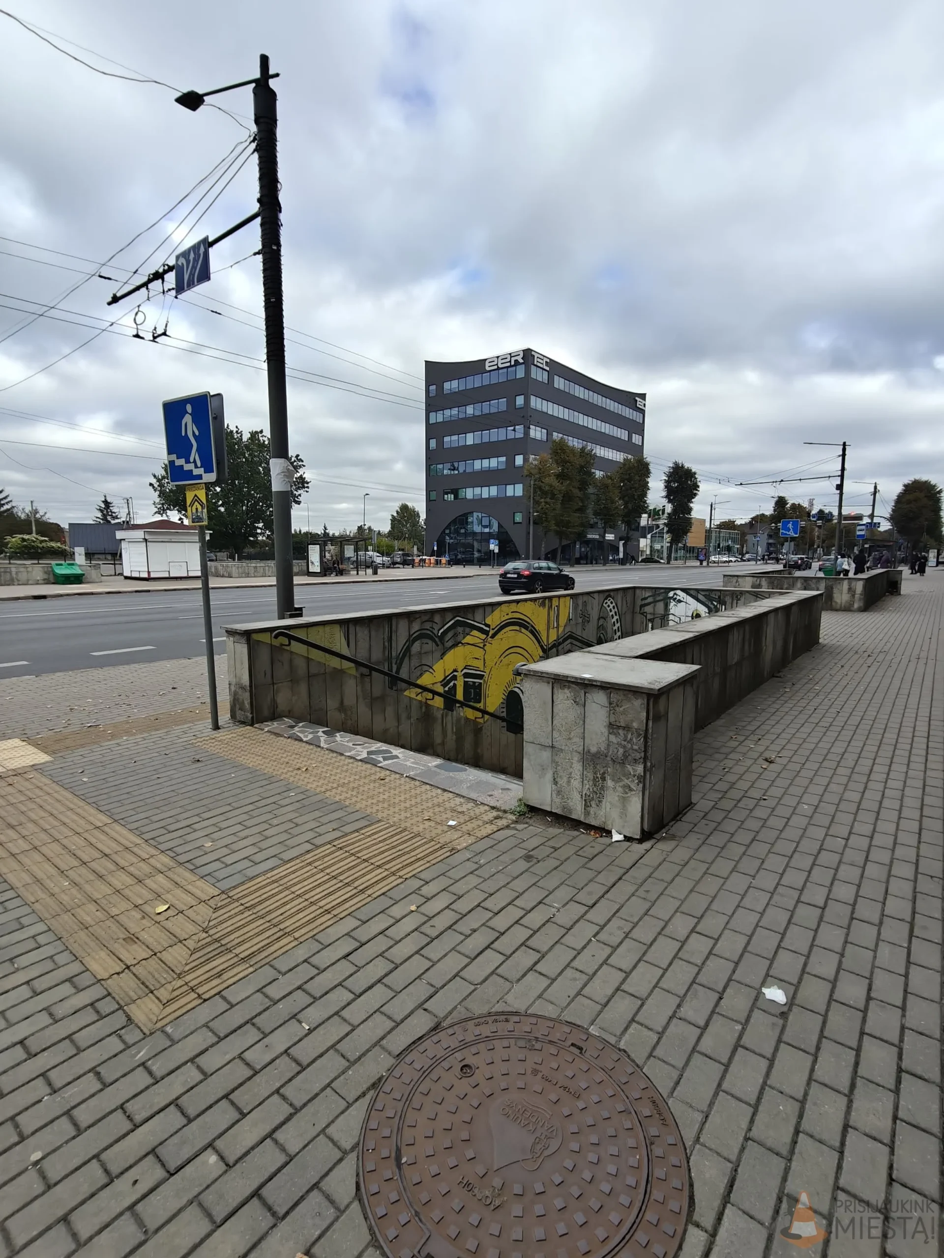 Požeminė perėja Žemaičių g. (įėjimas).